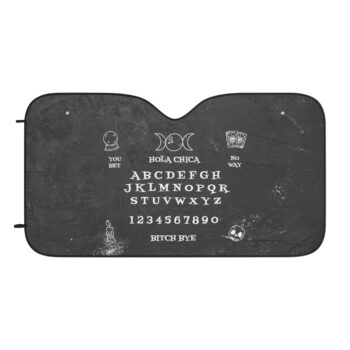 Ouija Board Bitch Bye Car Sun Shade
