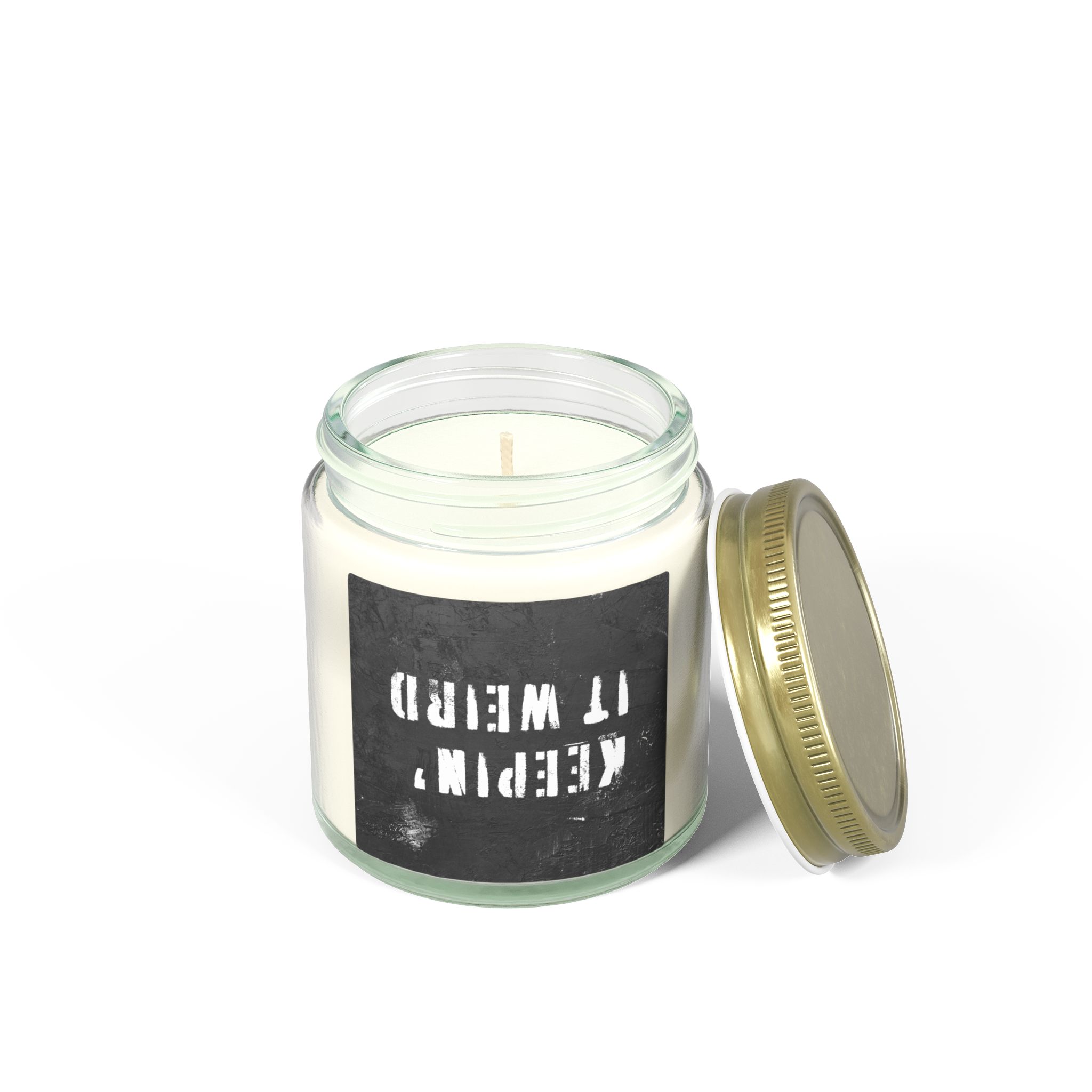 "Keepin' It Weird" Scented Candle - Image 3