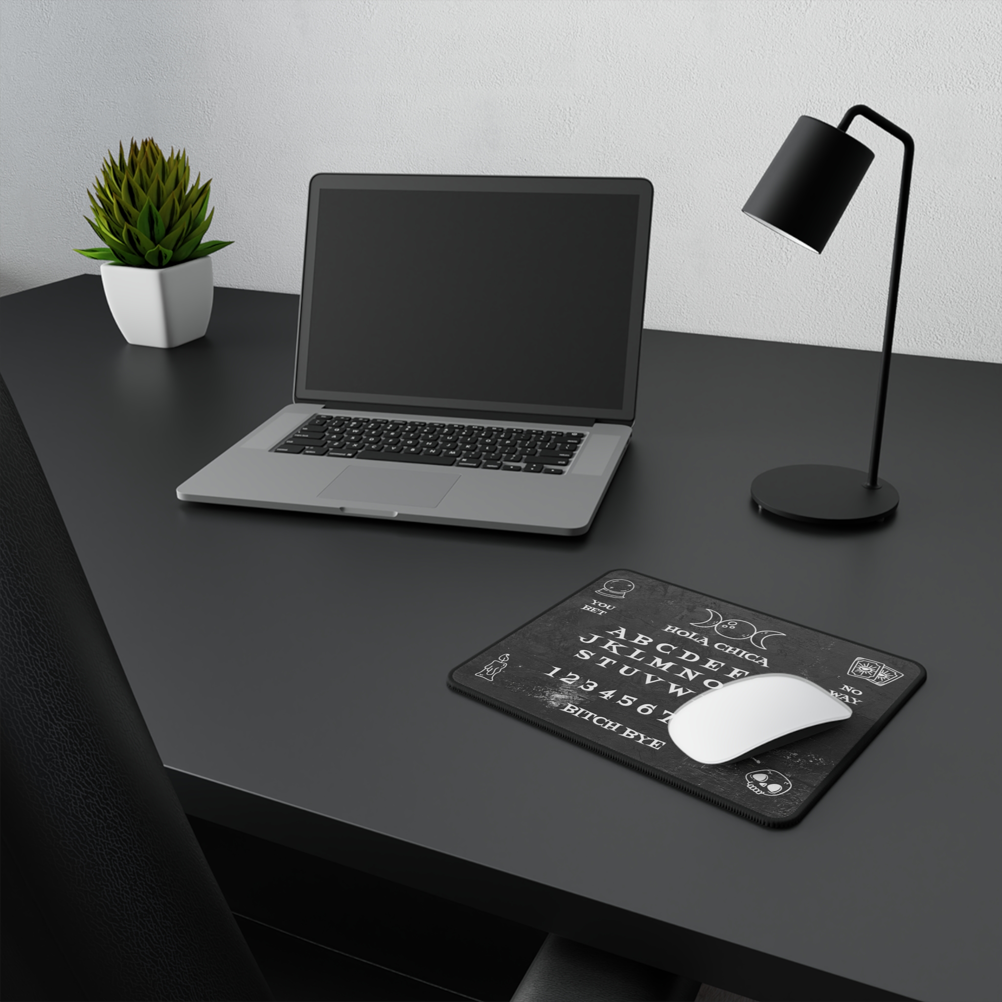 Ouija Board “Hola Chica” Non-Slip Gaming Mouse Pad - Image 2