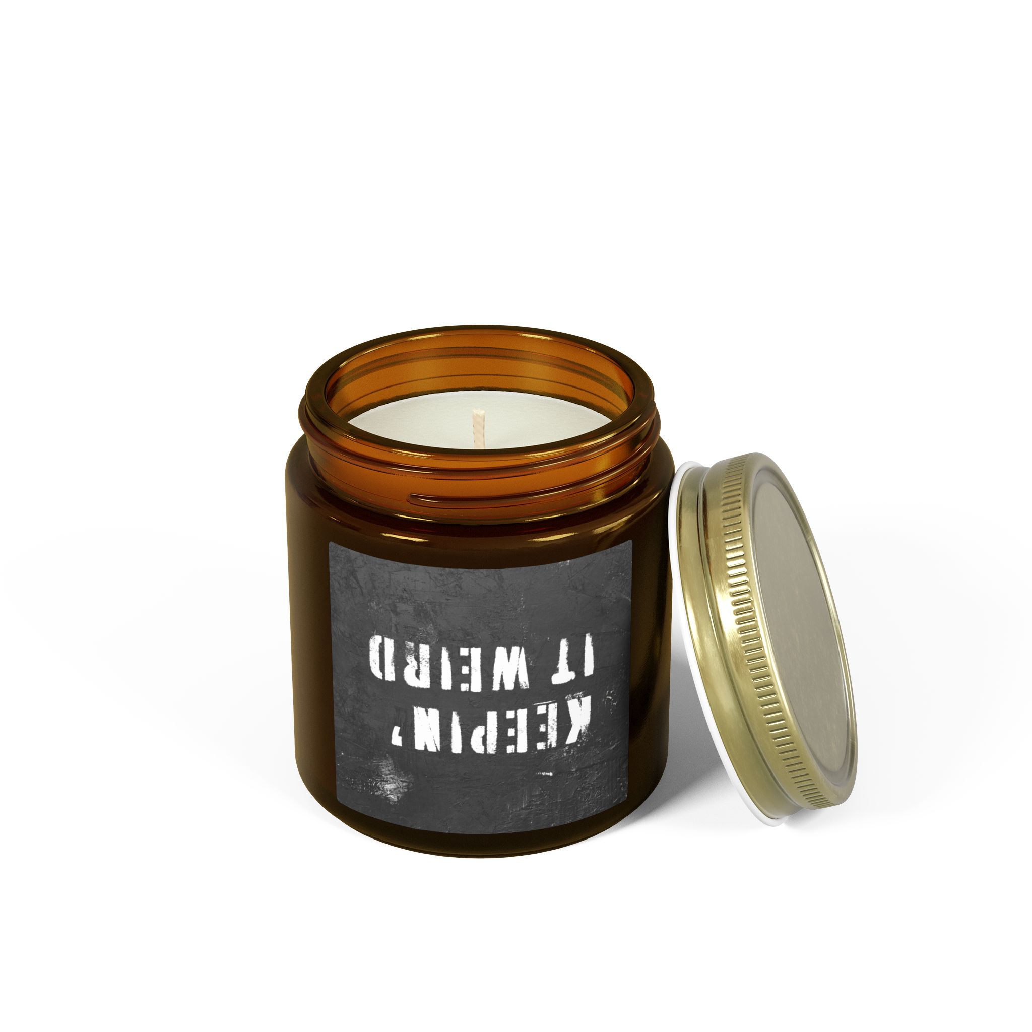 "Keepin' It Weird" Scented Candle - Image 5